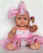 Cargar imagen en el visor de la galería, Vestido Barquillo 9 meses (Tejido)