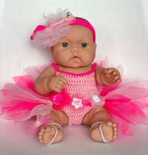 Cargar imagen en el visor de la galería, Vestido Flamingo 9 meses (Tejido)