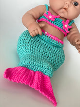 Cargar imagen en el visor de la galería, Sirena 9 meses (Tejido)