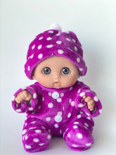 Cargar imagen en el visor de la galería, Mameluco Puntos Morado Mini (Casual)