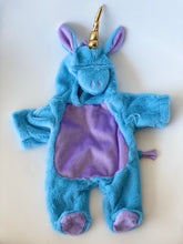 Cargar imagen en el visor de la galería, Disfraz Unicornio Azul 9 meses