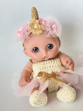 Cargar imagen en el visor de la galería, Vestido Unicornio Princesa Mini (Tejido)