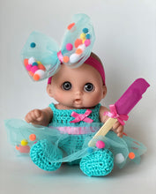 Cargar imagen en el visor de la galería, Vestido Pompones Mini (Tejido)