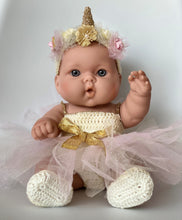 Cargar imagen en el visor de la galería, Vestido Unicornio Princesa 9 meses (Tejido)