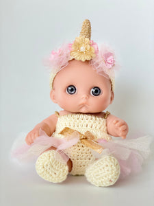 Vestido Unicornio Princesa Mini (Tejido)